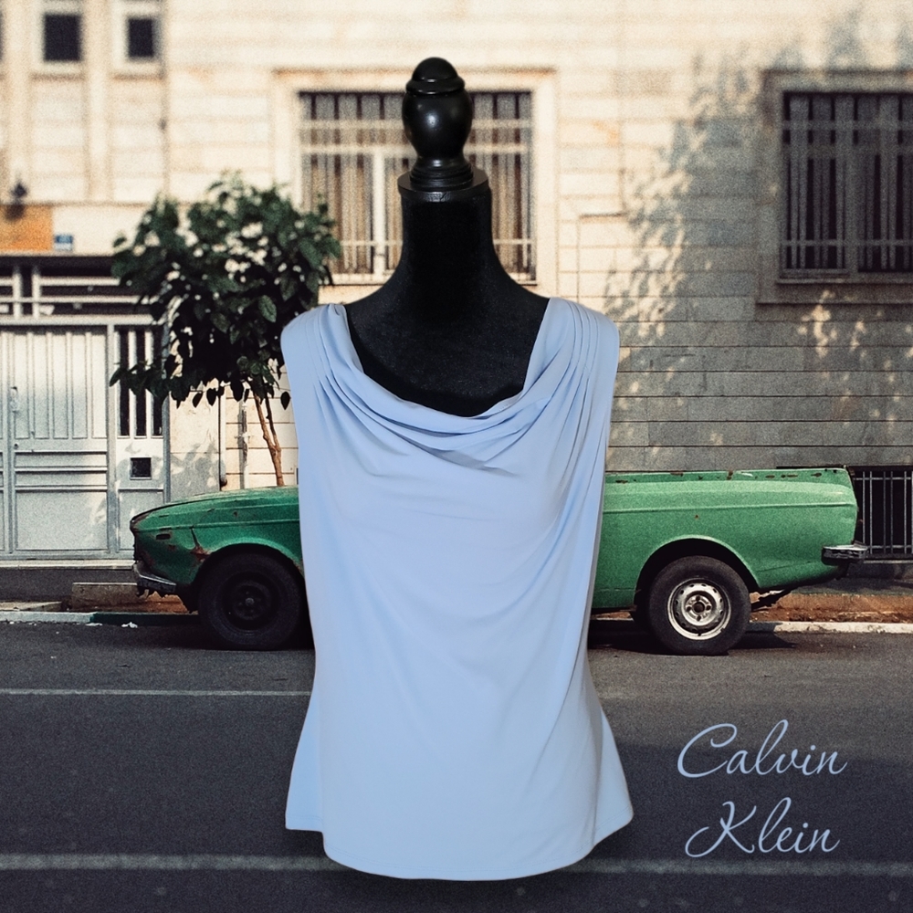 CALVIN KLEIN Blue Camisole Cami Size Medium